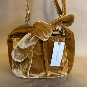 NWT Anthropologie Velour Purse